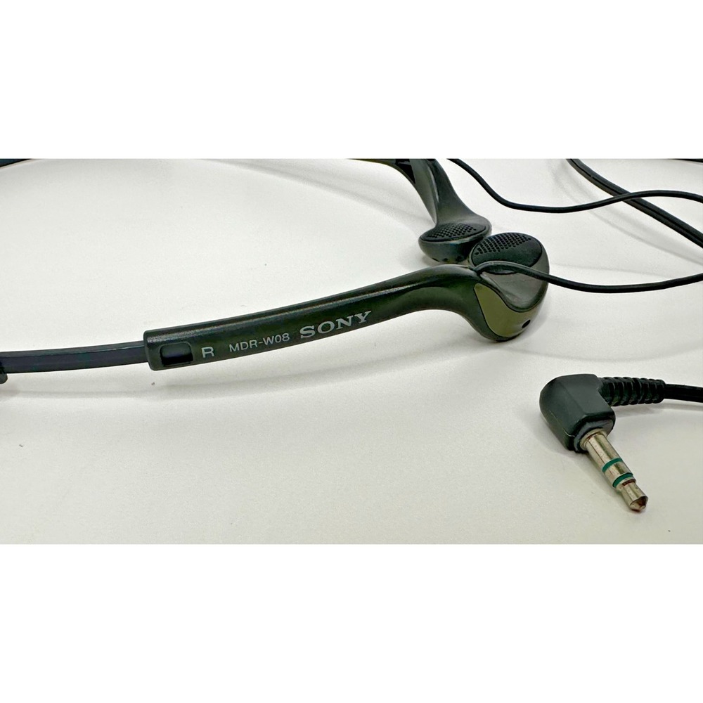 Sony Headphones MDR W08 Black Wired Headband